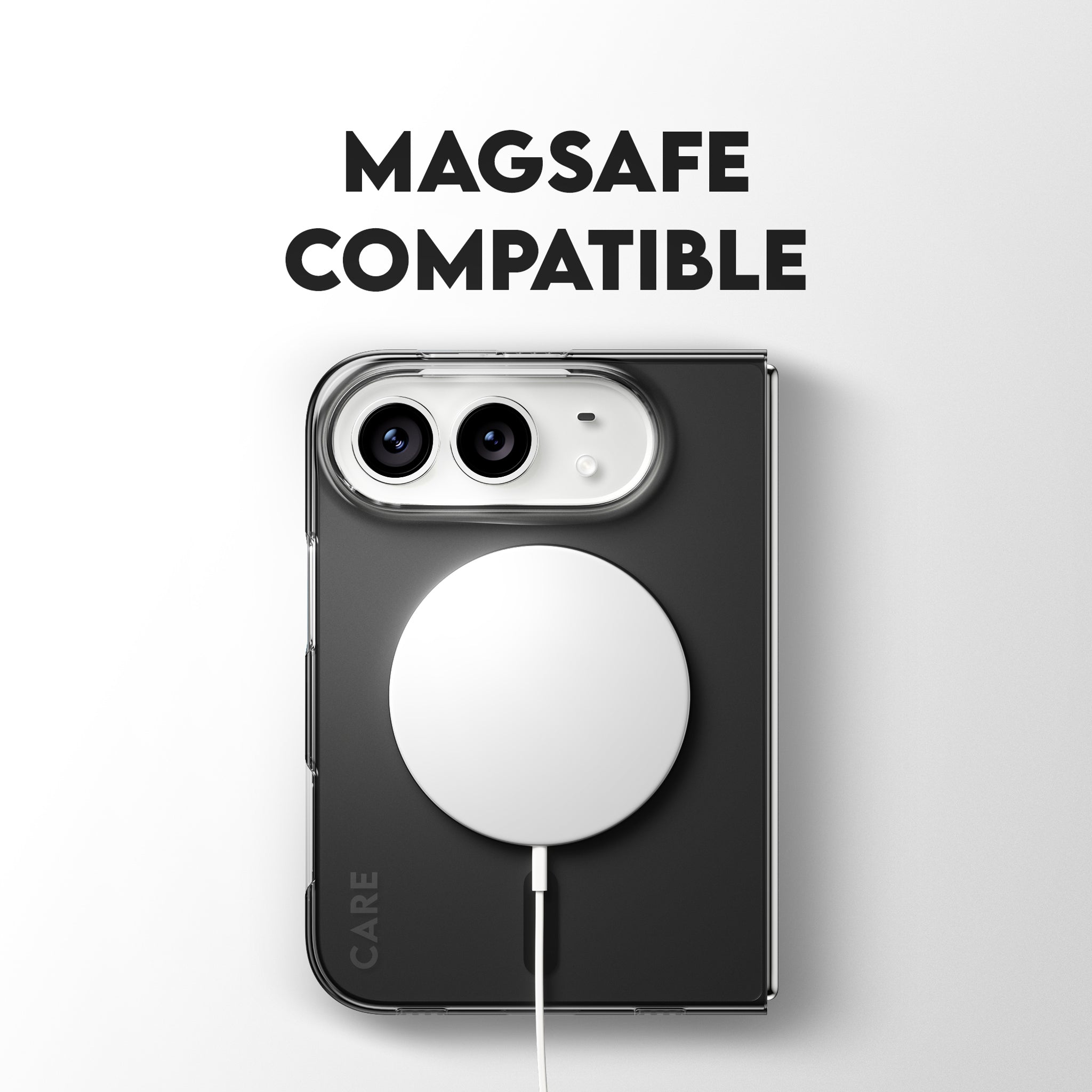 CARE™ by PanzerGlass® SL1M Case Smokey m. Schwarz MagSafe iPhone Duo